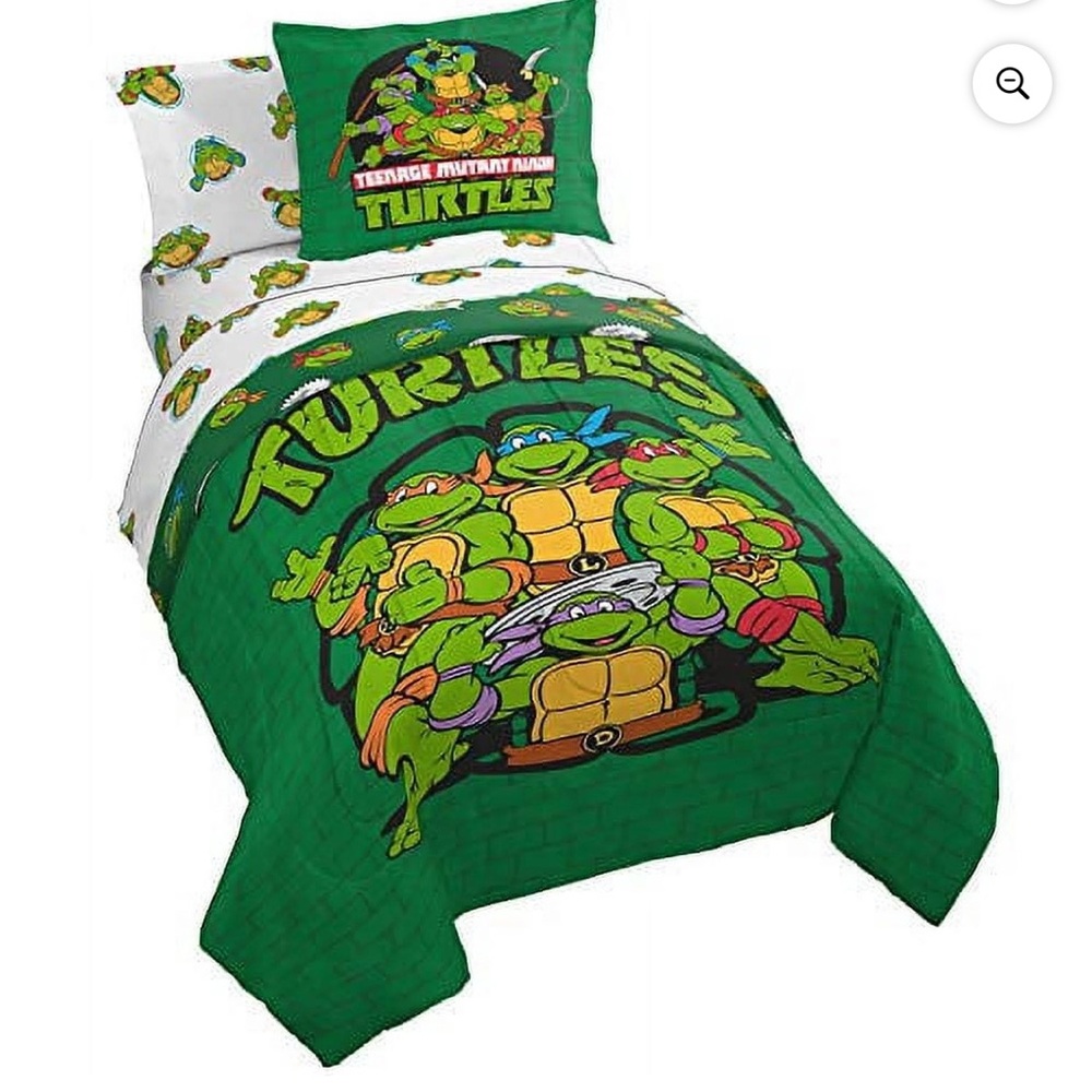 Teenage Mutant Ninja Turtles Green Bedding Set